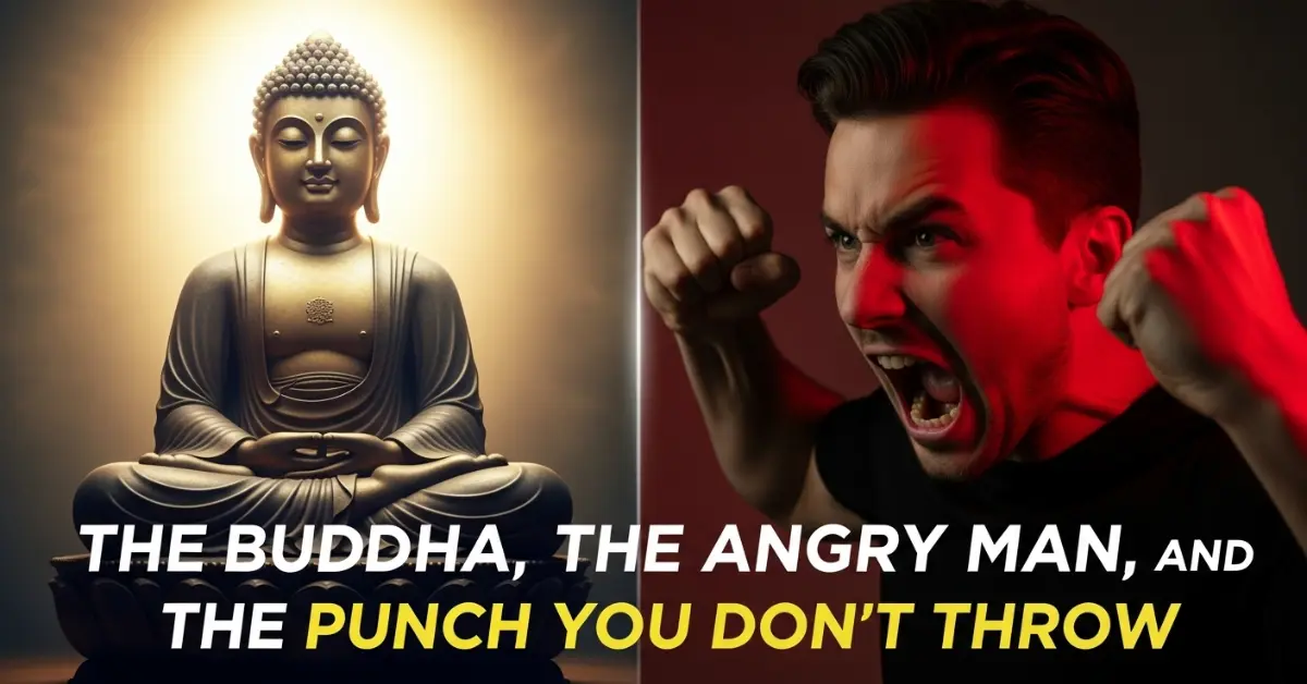 the buddha , the angry man and the punch you dont throw