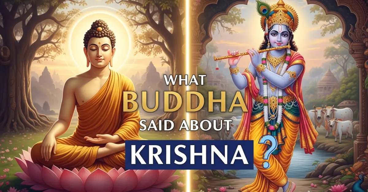 what buddha said about krishna?